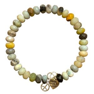 Handmade Gemstone Positivity Bracelet - Amazonite, NWOT